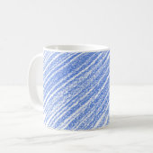 Farbige Bleistiftkratzung Kaffeetasse (Vorderseite Links)