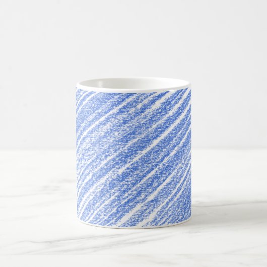 Farbige Bleistiftkratzung Kaffeetasse (Mittel)