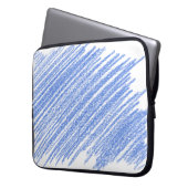 Farbige Bleistiftkratzung Laptopschutzhülle (Vorderseite Links)