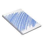 Farbige Bleistiftkratzung Notizblock (Rechte Seite)