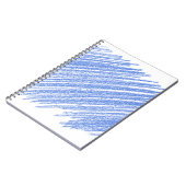 Farbige Bleistiftkratzung Notizblock (Linke Seite)