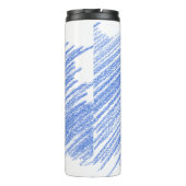 Farbige Bleistiftkratzung Thermosbecher (Rückseite)