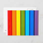Farbige Bleistiftpostkarte Postkarte (Vorne/Hinten)