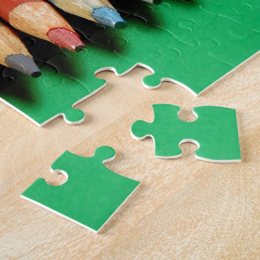 Farbige Bleistiftstifte Puzzle (Seite)
