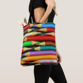Farbige Bleistiftstifte Tasche (Von Nahem)