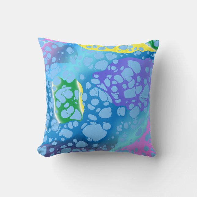 Farbige Blobs Kissen (Vorderseite)