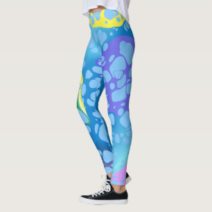 Farbige Blobs Leggings