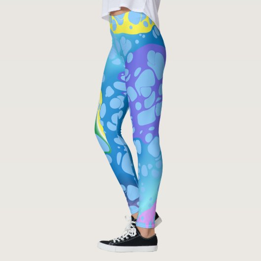 Farbige Blobs Leggings (Links)