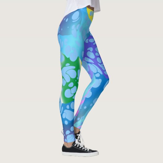 Farbige Blobs Leggings (Rechts)
