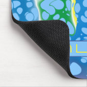 Farbige Blobs Mousepad (Ecke)