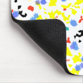 Farbige Blobs Mousepad (Ecke)