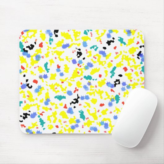 Farbige Blobs Mousepad (Mit Mouse)