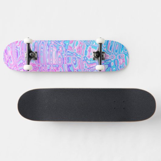 Farbige Blobs Skateboard (Horizontal)