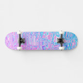 Farbige Blobs Skateboard (Horizontal)