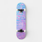 Farbige Blobs Skateboard (Vorderseite)