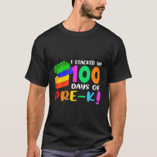 Farbige Blöcke, die ich bis zu 100 Tage vor dem K T-Shirt