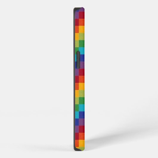 Farbige Blöcke iPhone Hülle (Rechte Seite)