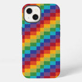 Farbige Blöcke iPhone Hülle (Rückseite)