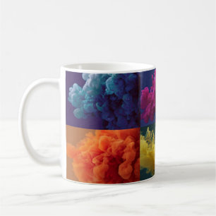 farbige Blöcke Kaffeetasse