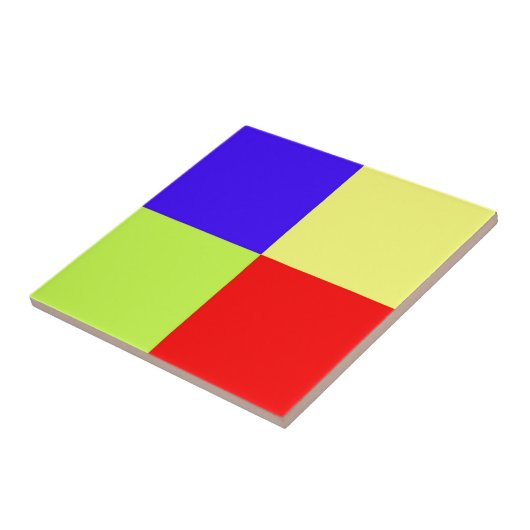 Farbige Blockkunst Fliese (Seite)