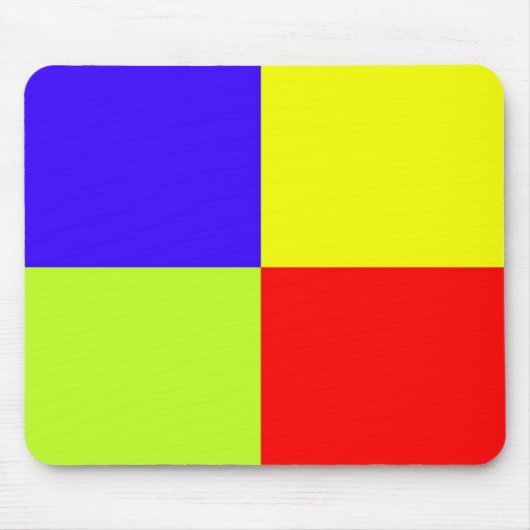 Farbige Blockkunst Mousepad (Vorne)