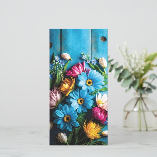 Farbige Blume (Stehend Vorderseite)