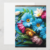 Farbige Blume (Vorne/Hinten)