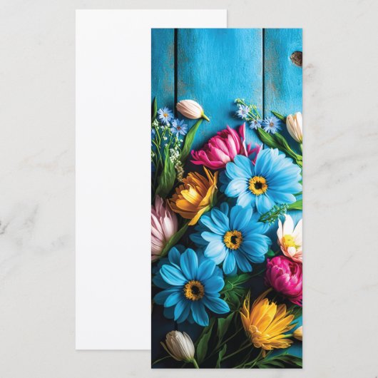 Farbige Blume (Vorne/Hinten)