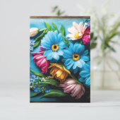 Farbige Blume (Stehend Vorderseite)