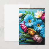 Farbige Blume (Vorne/Hinten)