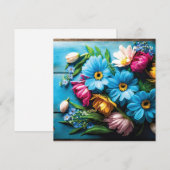 Farbige Blume (Vorne/Hinten)