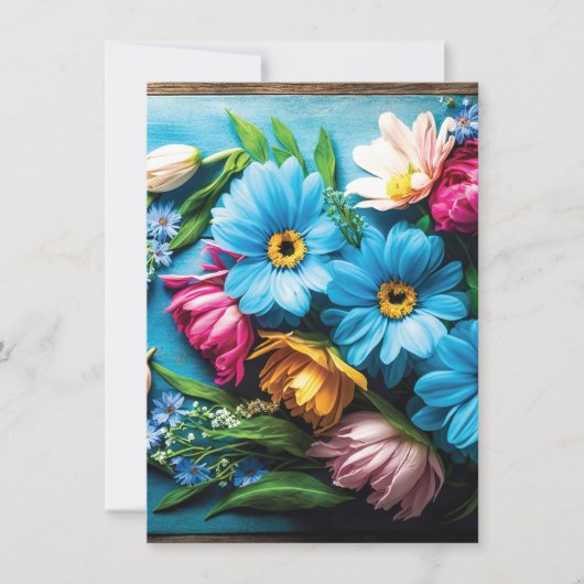 Farbige Blume (Vorderseite)