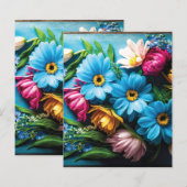 Farbige Blume (Vorne/Hinten)
