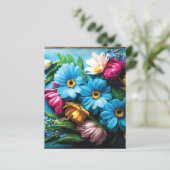 Farbige Blume (Stehend Vorderseite)