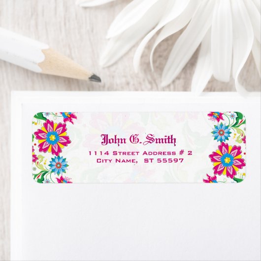 Farbige Blume (Insitu)