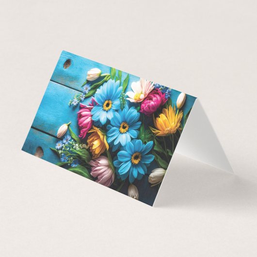 Farbige Blume (Vorderseite)