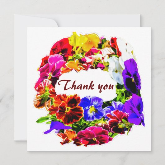 Farbige Blume (Vorderseite)