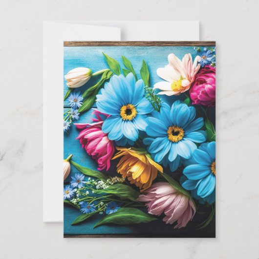 Farbige Blume (Vorderseite)