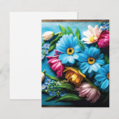 Farbige Blume (Vorne/Hinten)