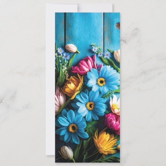 Farbige Blume (Vorderseite)