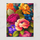 Farbige Blume (Vorderseite)