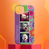 Farbige Blume 3 FotoCollage Personalisiert