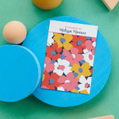 Farbige Blume Aquarell Necklace Juwelen