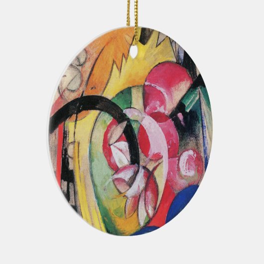 Farbige Blume (auch Abstrakte Formen) von Franz Ma Keramikornament (Rechts)