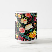 Farbige Blume aus dem Englischen Garten Kaffeetasse (Mittel)