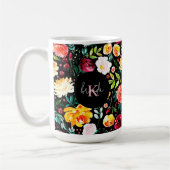 Farbige Blume aus dem Englischen Garten Kaffeetasse (Links)