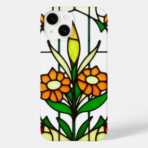 Farbige Blume aus festem Glas Case-Mate iPhone 14 Hülle