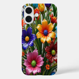 Farbige Blume aus Glas #2 - iPhone-Fälle iPhone 16 Hülle