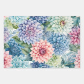 Farbige Blume aus Hütte Geschenkpapier Set (Vorderseite 2)