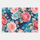 Farbige Blume aus Hütte Geschenkpapier Set (Vorderseite 2)